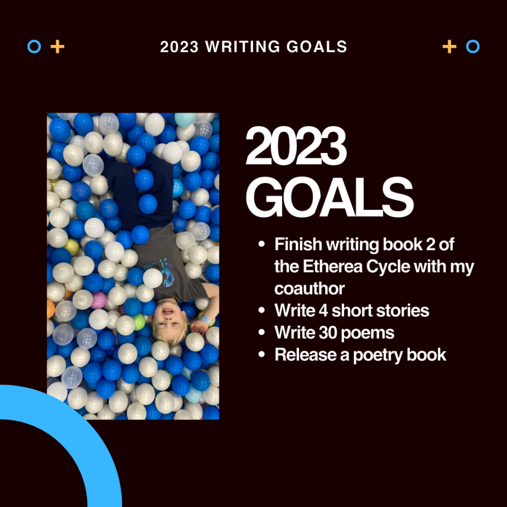 2023 writing goals